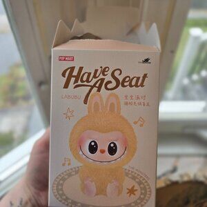 AUTHENTIC Pop Mart Labubu Have a Seat HeHe - Box Opened, bag sealed